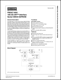 FM25C160-P Datasheet