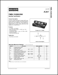 FMBL1G200US60 Datasheet