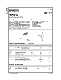 FQA6N90 Datasheet