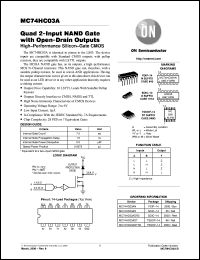 MC74HC03ADTEL Datasheet