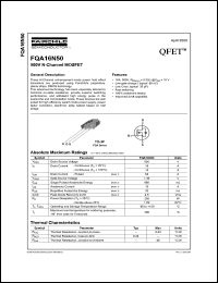 FQA160N08 Datasheet
