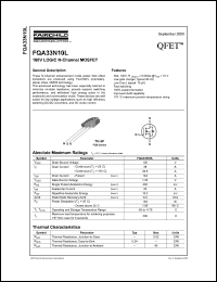 FQA33N10L Datasheet