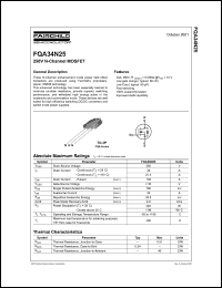 FQA34N20 Datasheet