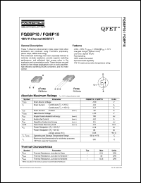 FQB85N06 Datasheet