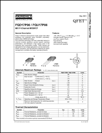 FQD17N08L Datasheet