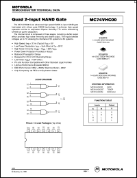 MC74VHC32M Datasheet