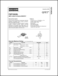 FQP10N20L Datasheet