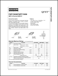 FQP13N06L Datasheet