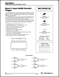 MC74VHC132ML2 Datasheet