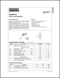 FQP85N06 Datasheet
