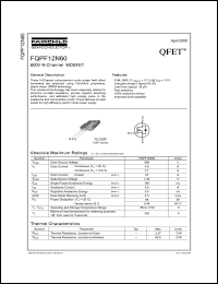 FQPF12N20 Datasheet