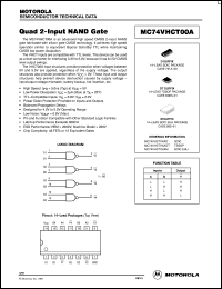 MC74VHCT00AM Datasheet