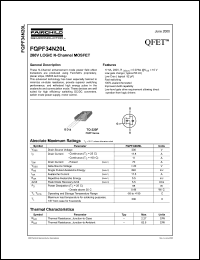FQPF34N20L Datasheet