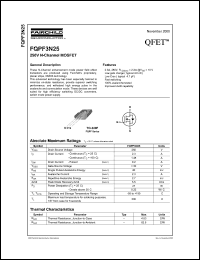 FQPF30N06 Datasheet