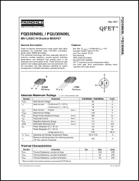 FQU30N06L Datasheet