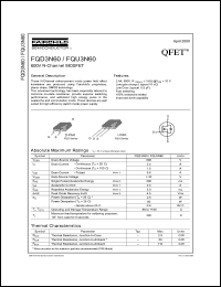 FQU30N06 Datasheet