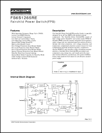 FS6S1265RE Datasheet