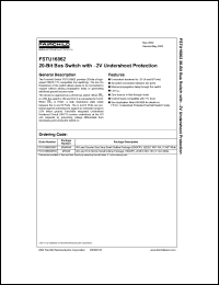 FSTU16862 Datasheet