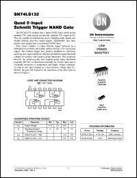 SN74LS132DR2 Datasheet