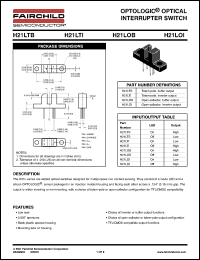 H21LOB Datasheet