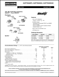 HUF75542S3S Datasheet