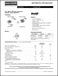 HUF75645P3 Datasheet