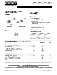 HUF75842S3S Datasheet