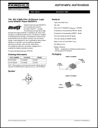 HUF76145S3S Datasheet