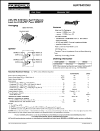 HUF76407DK8T Datasheet