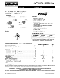 HUF76432S3S Datasheet