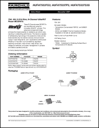 HUFA75337S3S Datasheet