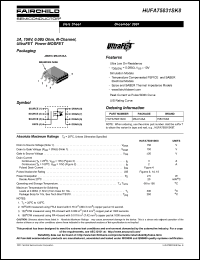 HUFA75831SK8T Datasheet