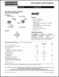 HUFA75842P3 Datasheet
