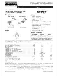 HUFA76439S3S Datasheet