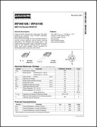 IRFW840B Datasheet