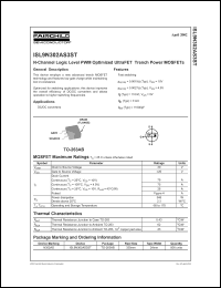 ISL9N302AS3ST Datasheet