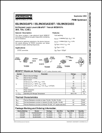 ISL9N308AD3 Datasheet