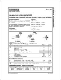 ISL9N307AS3ST Datasheet