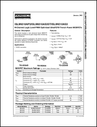 ISL9N310AD3ST Datasheet