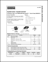 ISL9N312AD3 Datasheet