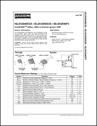 ISL9V2040S3S Datasheet