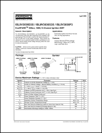 ISL9V3036D3S Datasheet