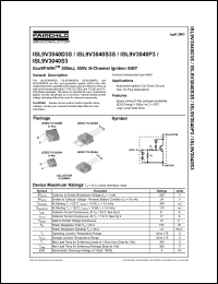 ISL9V3040P3 Datasheet