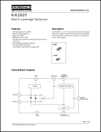 KA2807 Datasheet