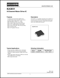 KA3031 Datasheet