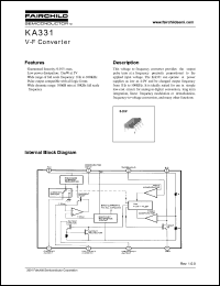 KA331 Datasheet