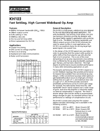 KH103 Datasheet