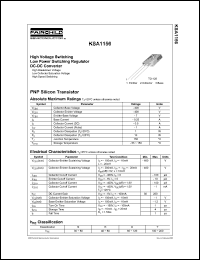 KSA1156 Datasheet