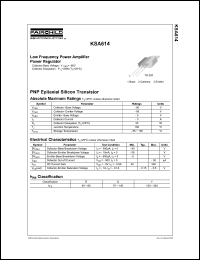 KSA614 Datasheet