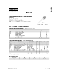 KSA708 Datasheet